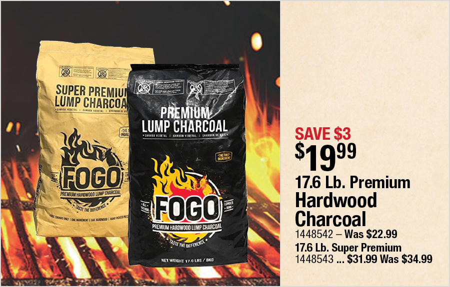 17.6 Lb. Premium Hardwood Charcoal